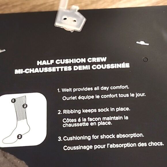 Converse Chevron Star 6-Pack Half Cushion Crew Sock - Picture 5 of 6